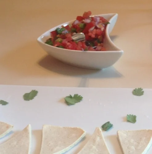 Fresh pico de gallo is great at any time!