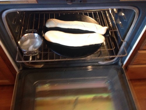 Use a baking stone for better heating of your loaves of bread.