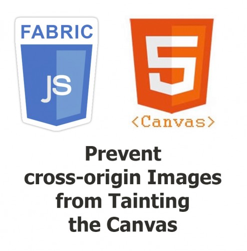 tainted canvas with fabric js