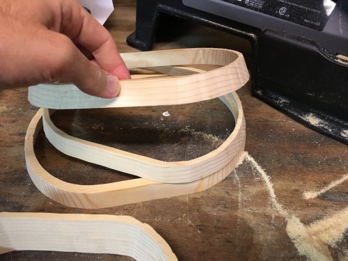 Cut rings for a scrollsaw bowl