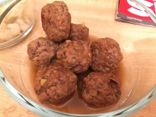 Meatballs in a Sweet Teriyaki sauce (AIP)