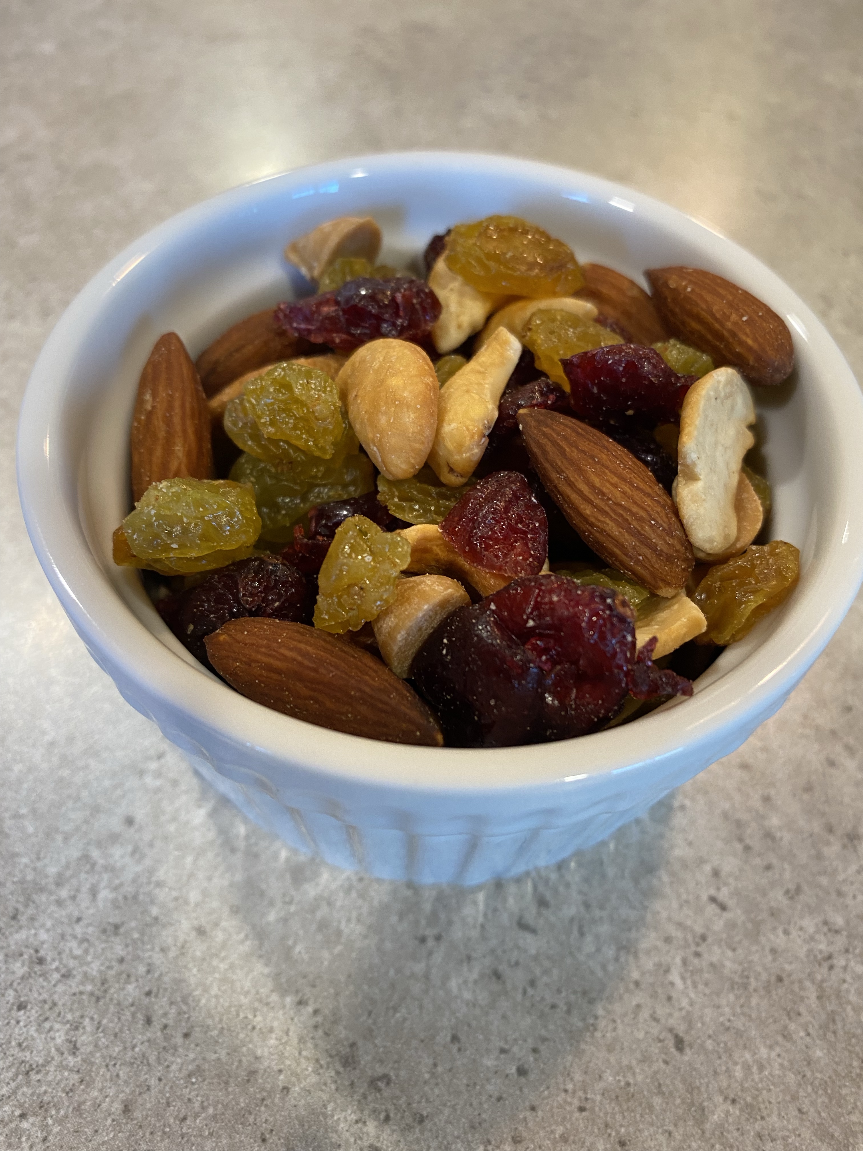 Cranberry, Cashew and Almond Trail Mix